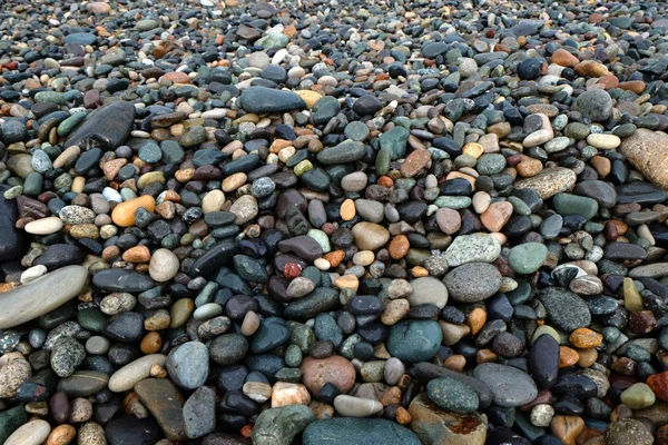 Gray sea pebbles — Stock Photo, Image