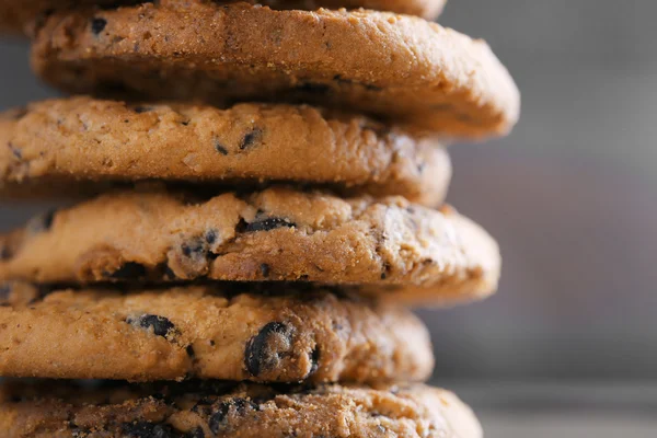 Soubory cookie s čokoládové drobky — Stock fotografie