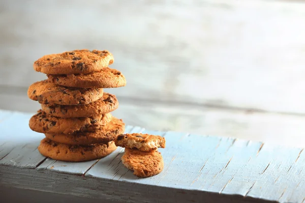 Cookies with chocolate crumbs — Stock Photo, Image