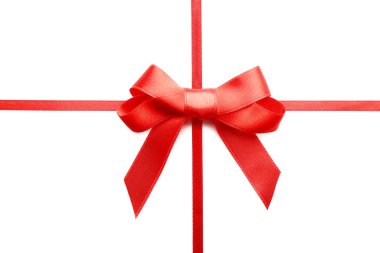 parlak kırmızı kurdele