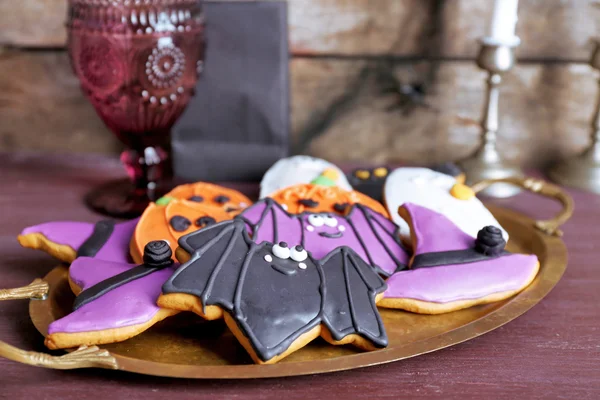 Biscotti di Halloween sul server — Foto Stock