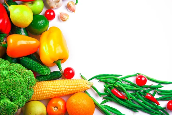 Pico de frutas e legumes — Fotografia de Stock