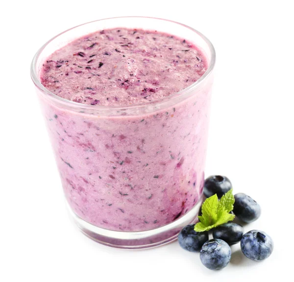Blueberry smoothie çilek ile — Stok fotoğraf