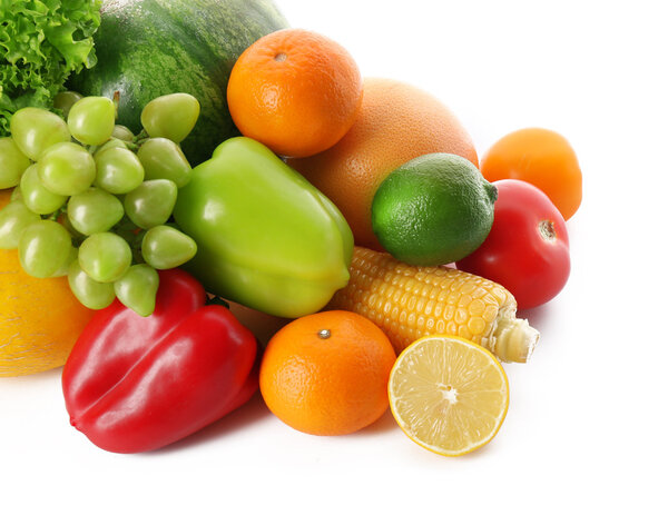 Fresh vegetables and fruits 