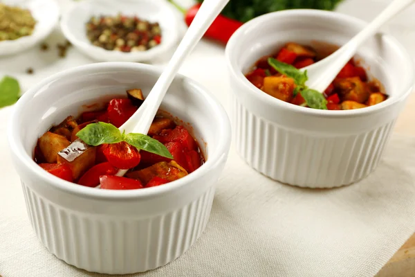 Saporita ratatouille vegetariana — Foto Stock