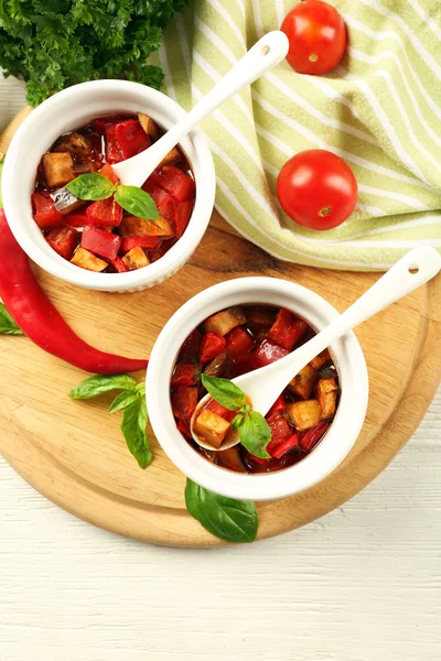 Saporita ratatouille vegetariana — Foto Stock