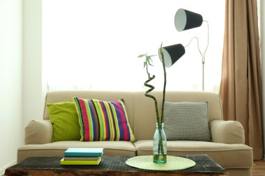 Modern oturma odası.