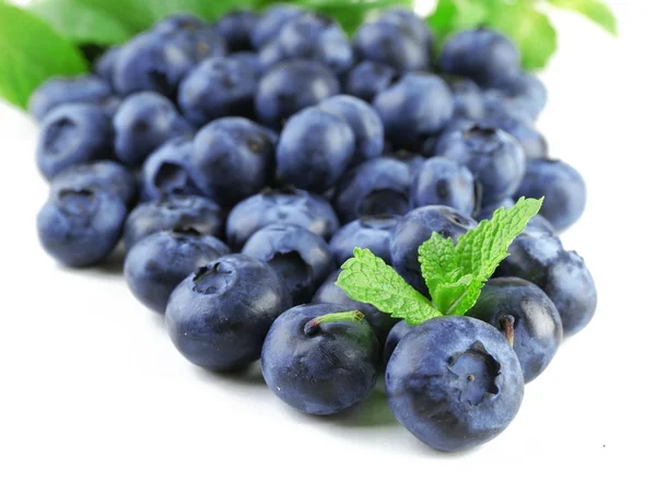 Fresh blueberries isolated on white — Stock Photo, Image