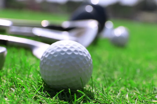 Différents clubs de golf — Photo