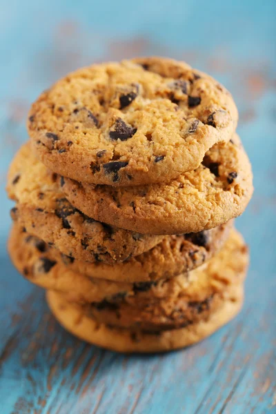 Soubory cookie s čokoládové drobky — Stock fotografie