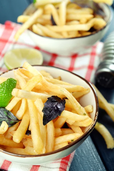 French fried potatoes — Stock Photo, Image