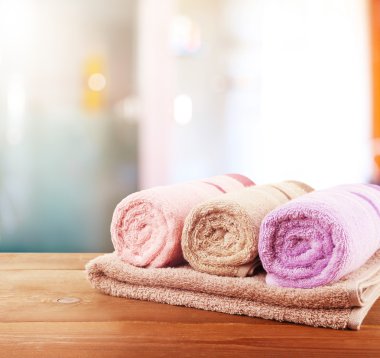 Haddelenmiş banyo havlusu