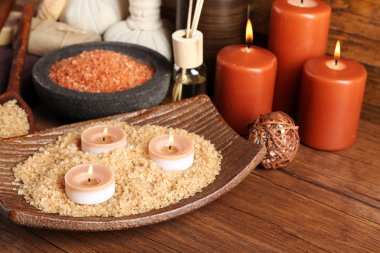 Güzel spa kompozisyonu