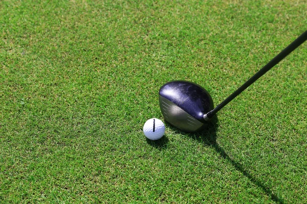 Golfclub en bal — Stockfoto