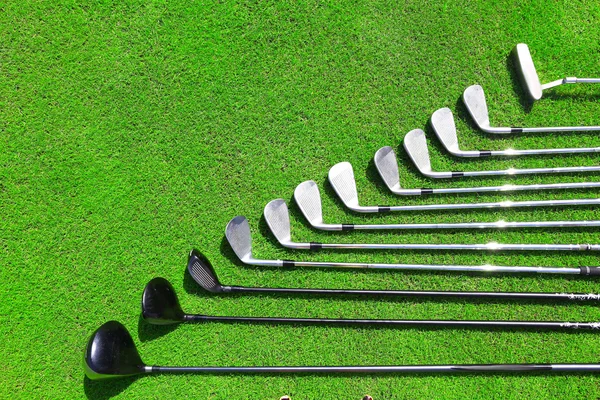 Verschiedene Golfclubs — Stockfoto