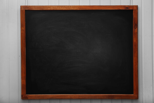 Blank old blackboard