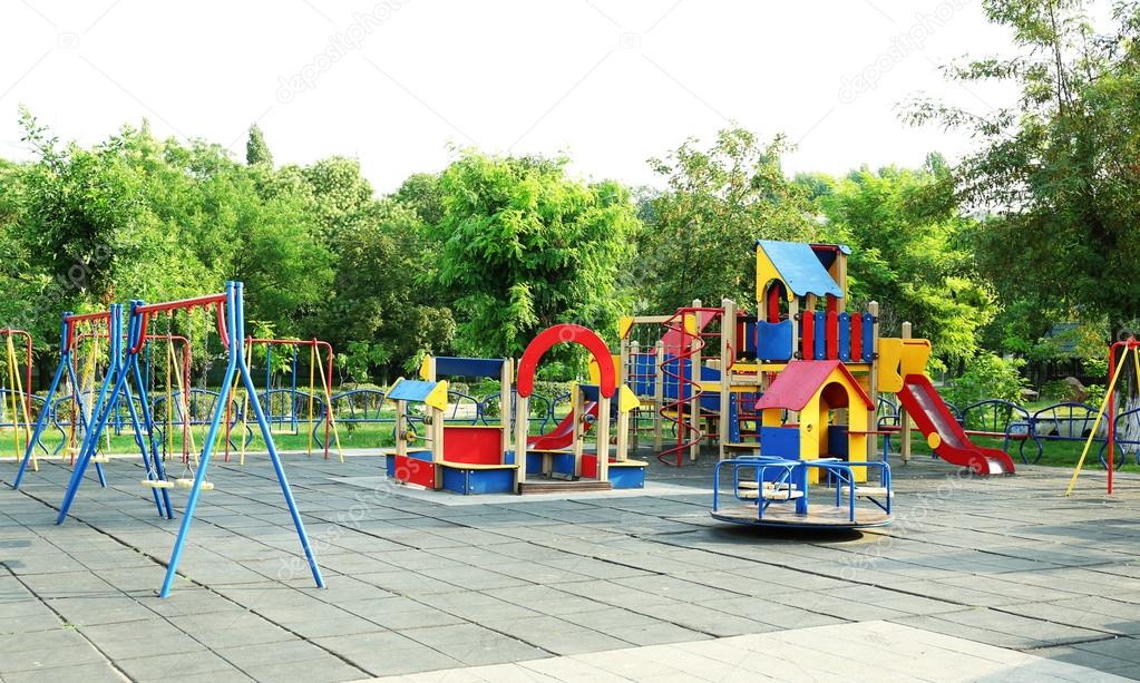 Colorful children playground