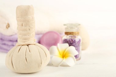 Spa uygulamaları arka plan üzerinde.