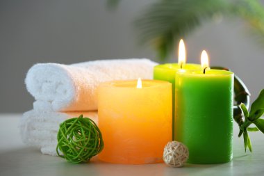 Güzel spa kompozisyonu