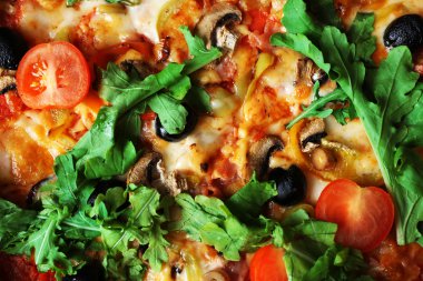 Lezzetli lezzetli pizza portre