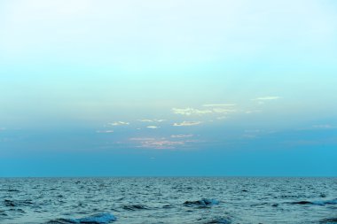 güzel deniz günbatımı