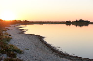 vahşi sahil yakınında su