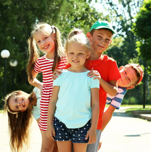 Happy active children — Stock Photo, Image