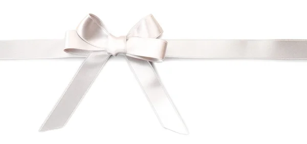Satin ribbon bow — Stock Photo, Image