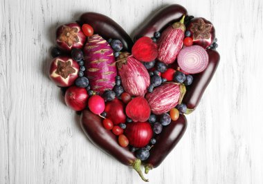 meyve ve sebze ahşap tablo