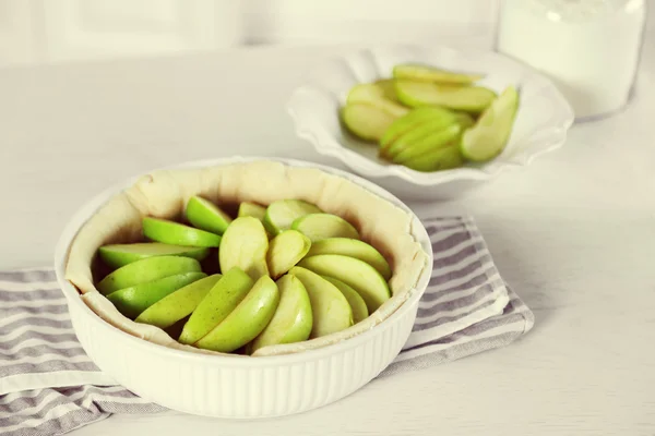 Making apple pie — Stock Photo, Image