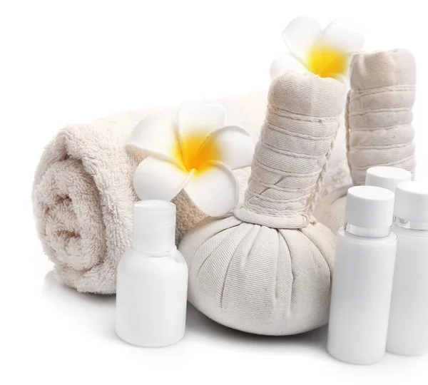 Set spa con bolas de masaje — Foto de Stock