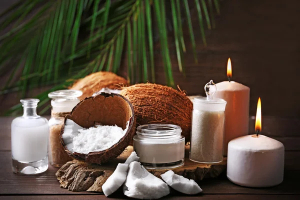 Lázně kokosové výrobky — Stock fotografie