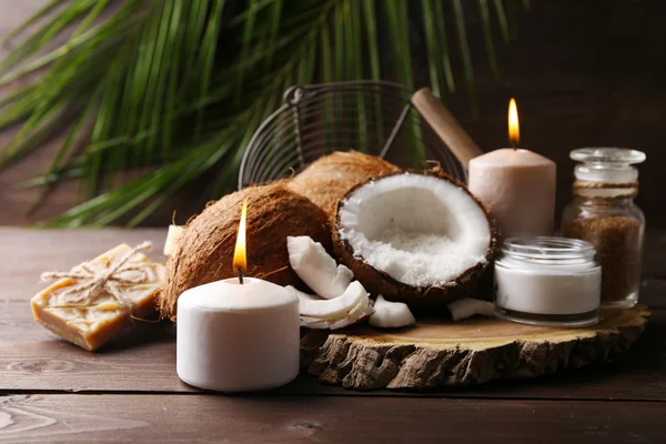 Spa kokosproducten — Stockfoto