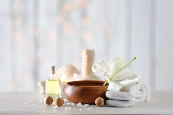 Beautiful composition of spa treatment — Stock Photo, Image