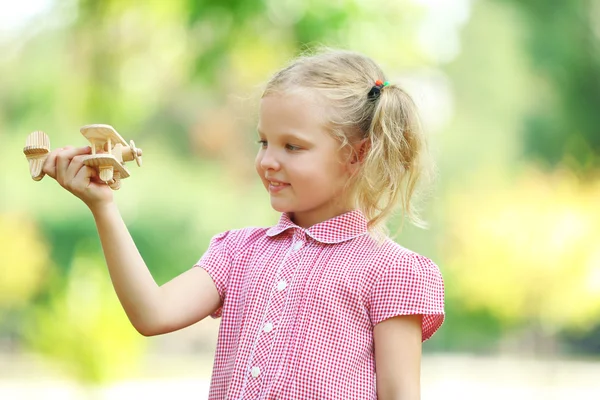 Blonde little girl — Stock Photo, Image