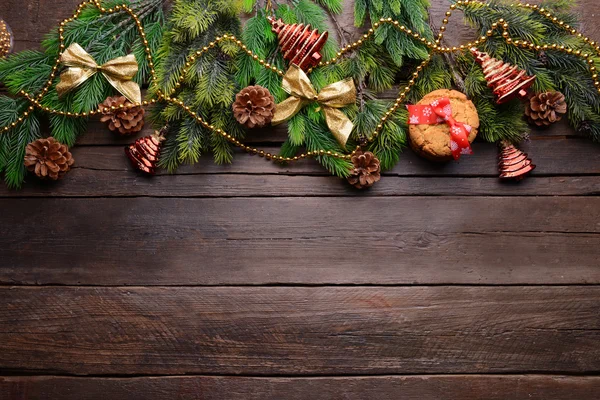 Kerstmis decoratie frame — Stockfoto