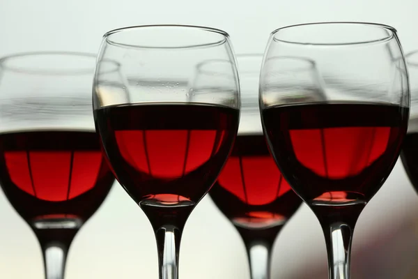 Wine glasses with wine — Stock Photo, Image