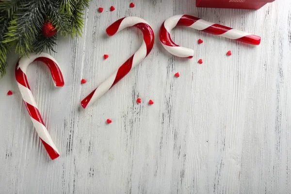 Bastones de caramelo de Navidad —  Fotos de Stock