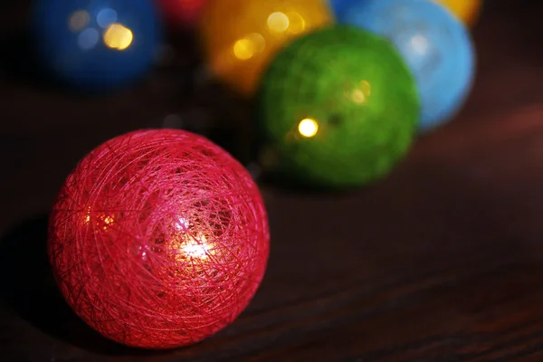 Elektrische Kerstmis garland — Stockfoto