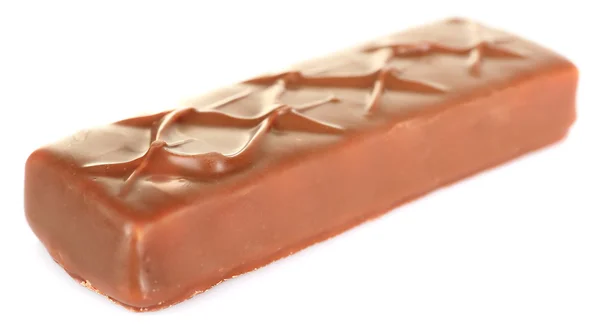 Tasty chocolate bar isolated on white background — Stock Photo, Image