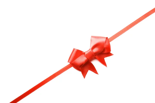 光沢のある赤い弓 — ストック写真