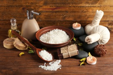 Güzel spa kompozisyonu