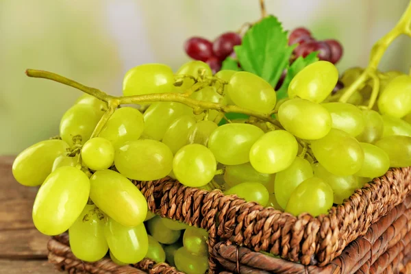 Um bando de uvas brancas — Fotografia de Stock