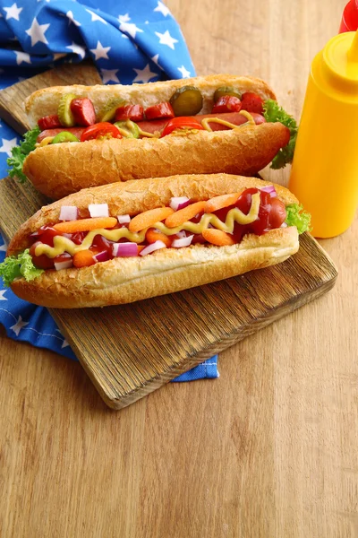 Hot dog freschi — Foto Stock