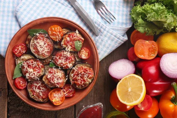 Légumes cuits au four pour le petit déjeuner — Photo