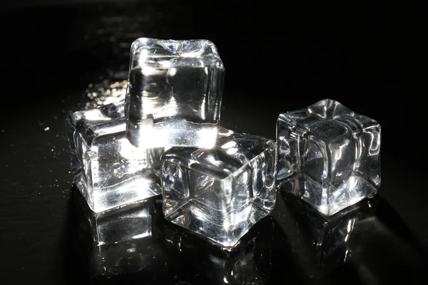 Shining ice cubes — Stock Photo, Image