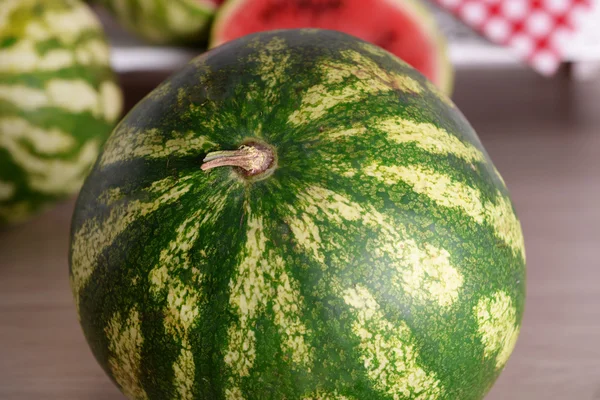 Ripe watermelons closeup — Stock Photo, Image