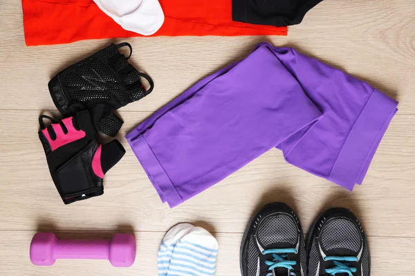 Sport equipment for woman — Stock Photo, Image