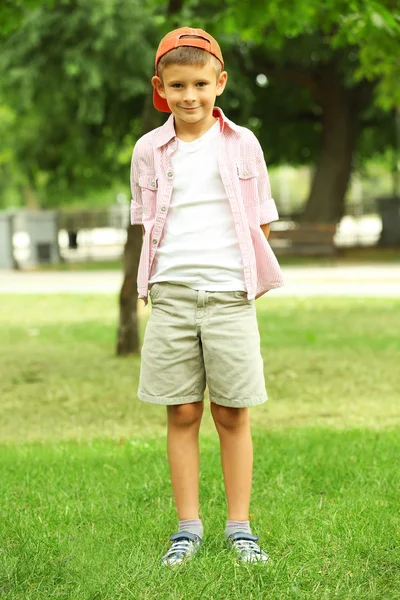 Little boy in park — Stock Photo, Image