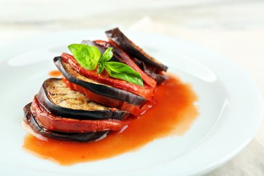 Ratatouille plaka, yakın çekim